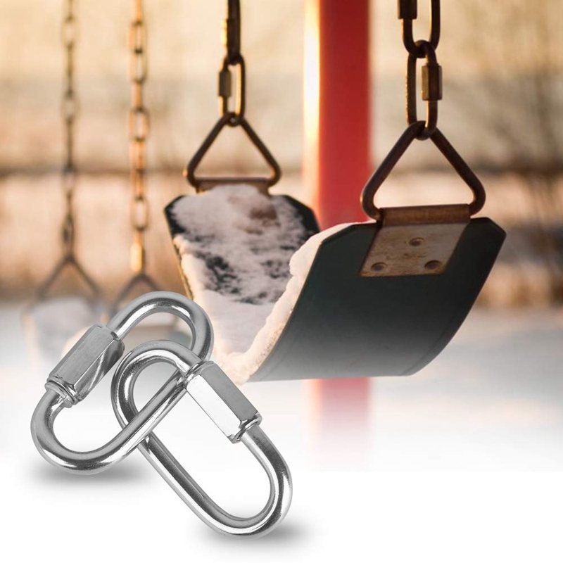 12개 퀵 링크 4MM 스테인레스 스틸 체인 커넥터,  - Steel Chain 리뷰 및 가격