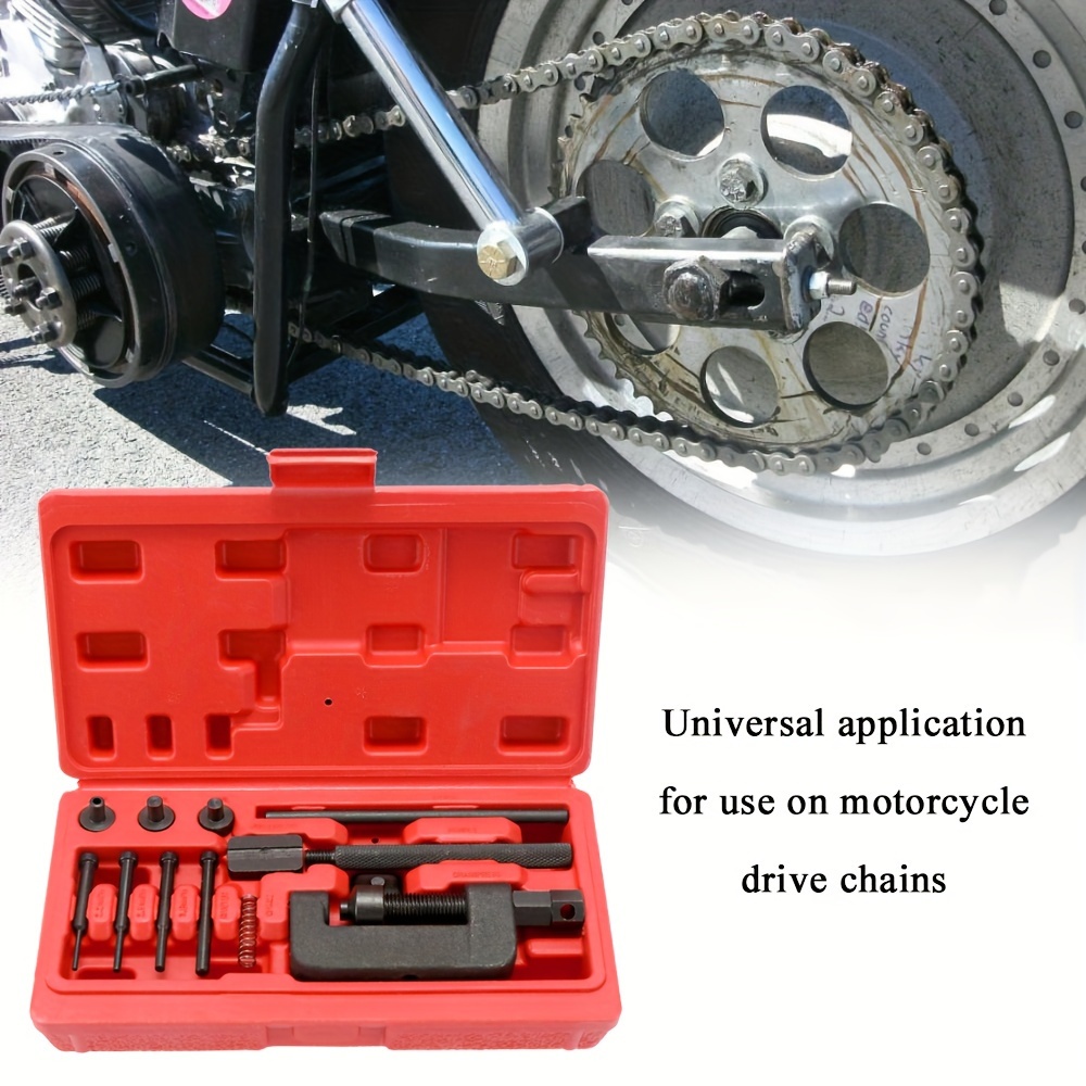 오토바이 자전거 체인 차단기 분배기 리벳 팅 도구 수리 - Chain Kit Motorcycle 리뷰 및 가격